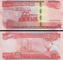 *50 Birr Etiópia 2020, P54a UNC - Kliknutím na obrázok zatvorte -